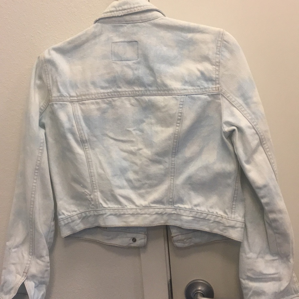 Hollister Light Wash Blue Jean Jacket - Picture 2 of 3